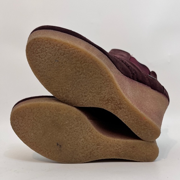 Diesel Denver Wineyard Vine platform wedge ankle boots 38 US 7 leather - Picture 8 of 10